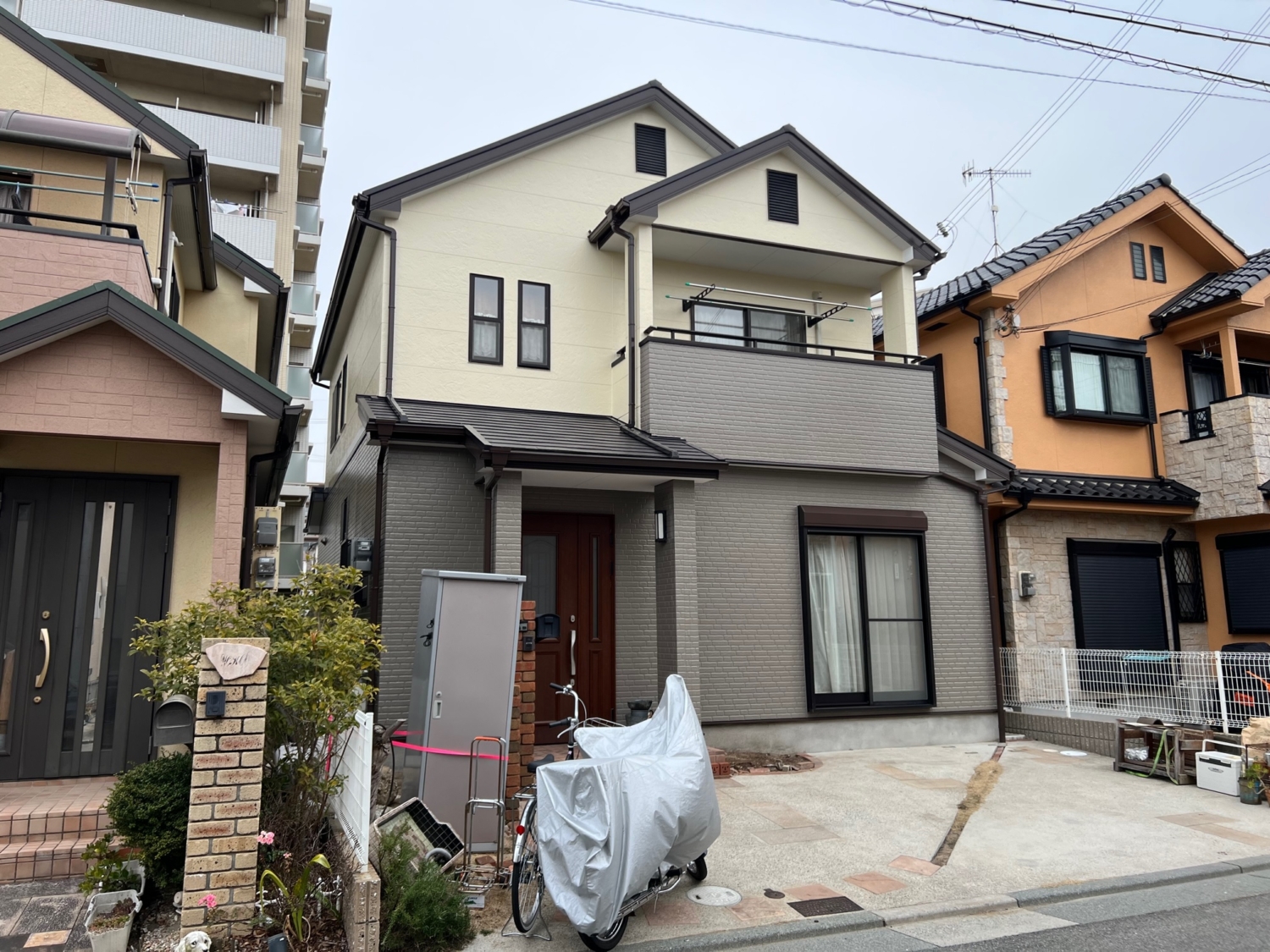 明石市 F様邸 屋根・外壁塗装 - 中里塗装 | 明石市・神戸市近郊の屋根 